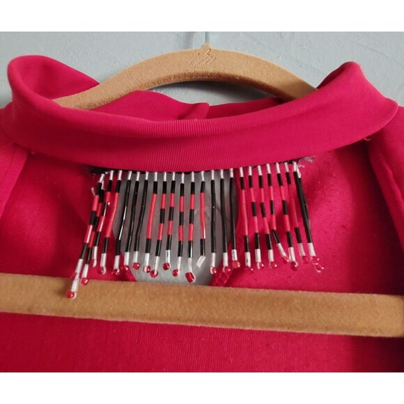 Adrian Karen L Not Label Size, Polyester Spandex, Red,Women's Tops Sleeveless. - Picture 5 of 10